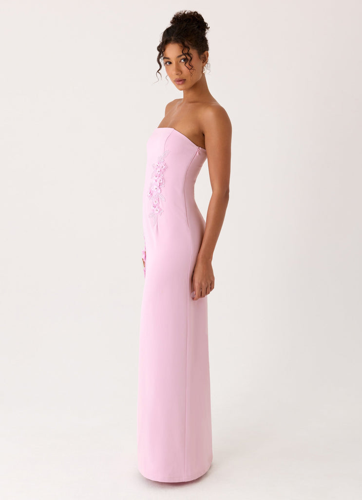 Monelise Strapless Maxi Dress - Pink Peppermayo UK Monelise Strapless Maxi Dress - Pink Peppermayo UK