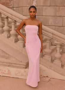 Monelise Strapless Maxi Dress - Pink