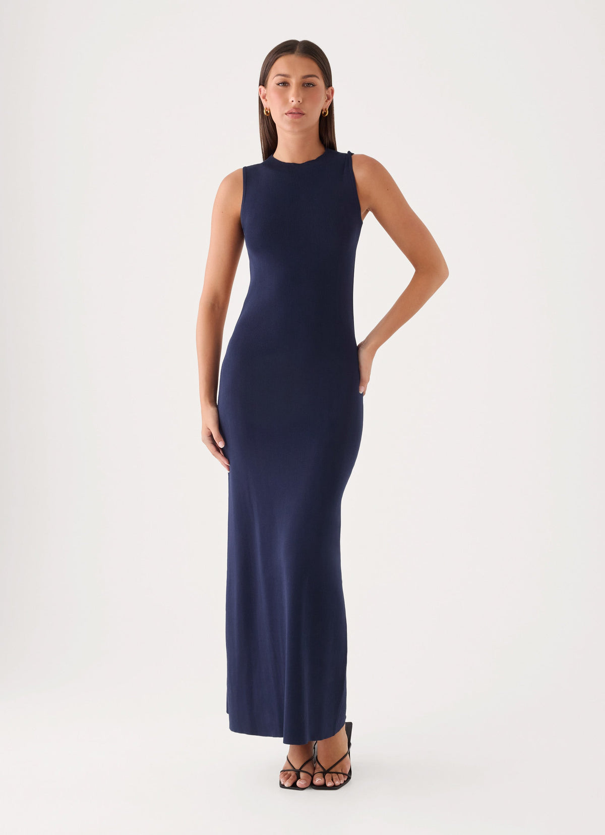 Monroe Knit Maxi Dress - Royal Blue