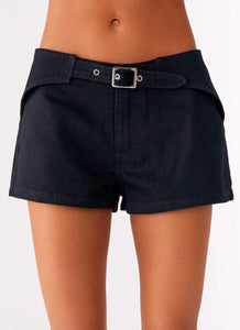 Montana Mini Shorts - Black