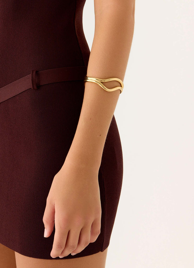 Moonwell Bangle - Gold