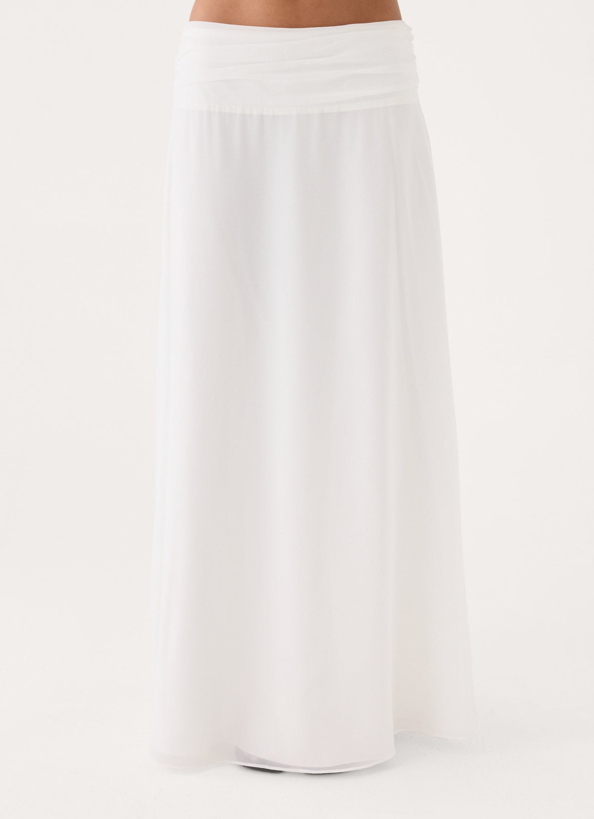 Natalya Maxi Skirt - White