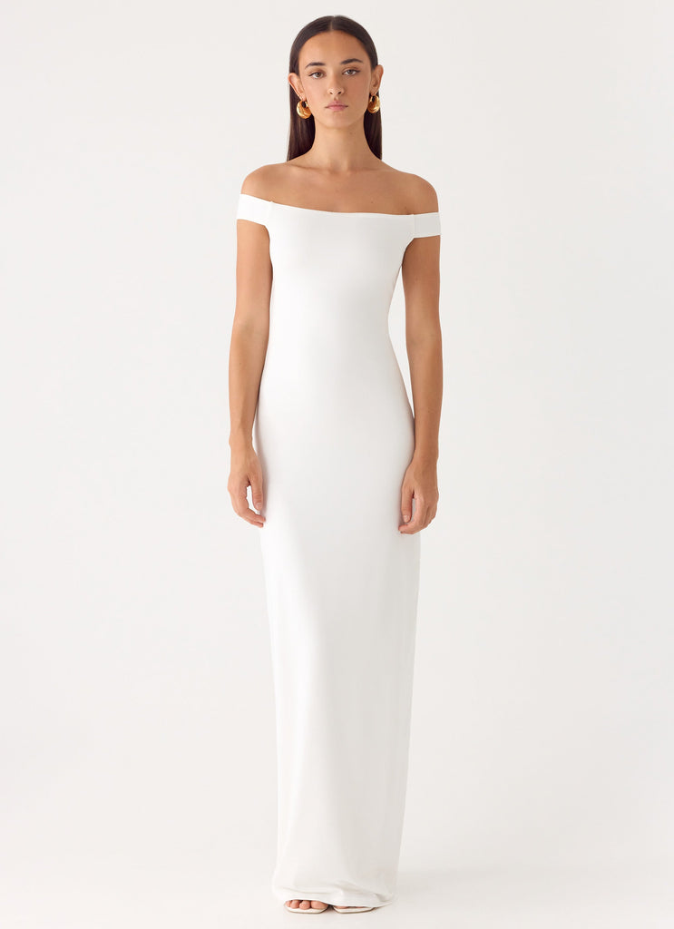 New Intentions Maxi Dress - White