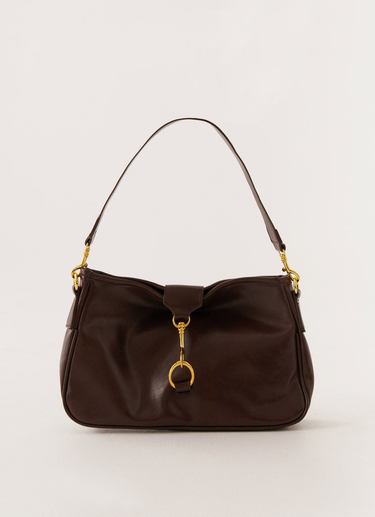 Nicky Shoulder Bag - Brown