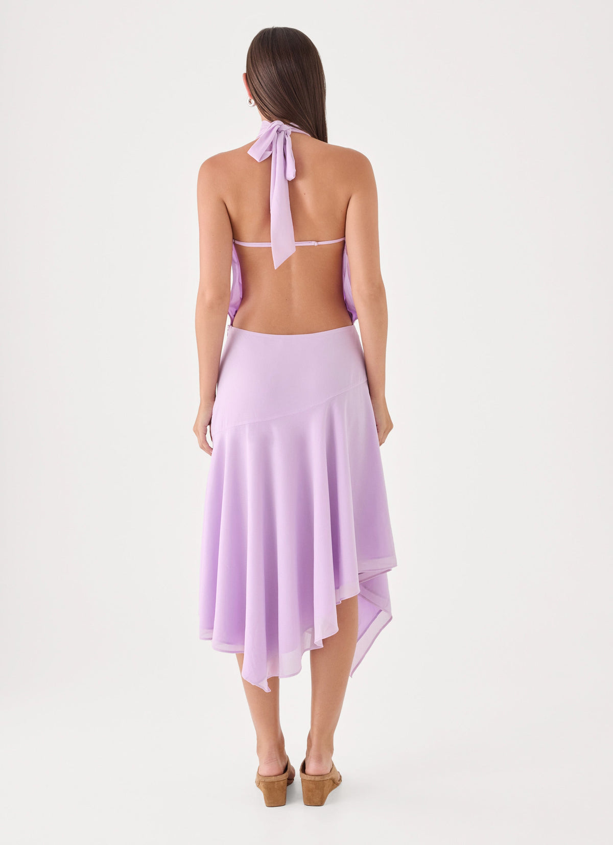 Nina Midi Dress - Lilac