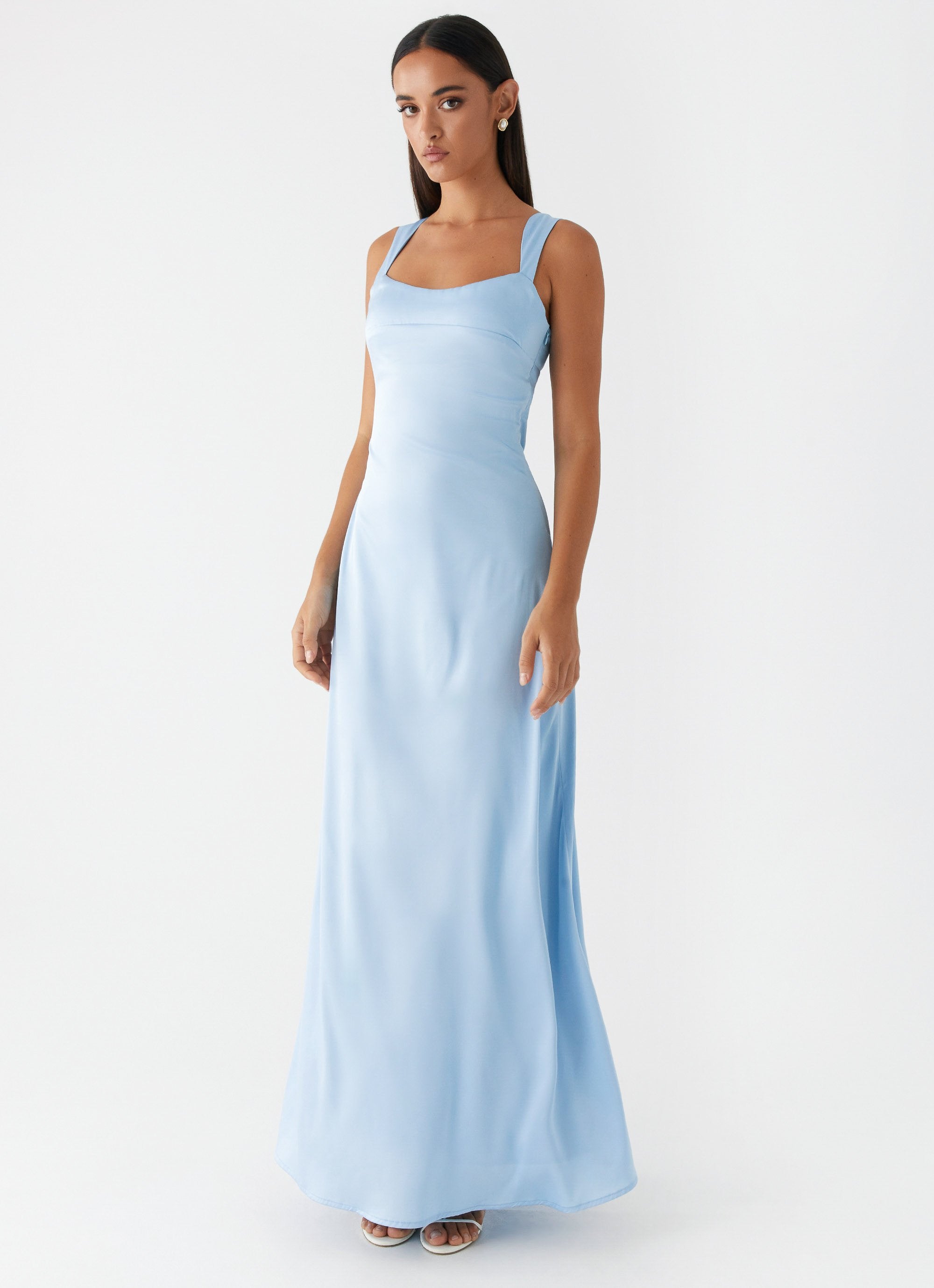 Odette Satin Maxi Dress