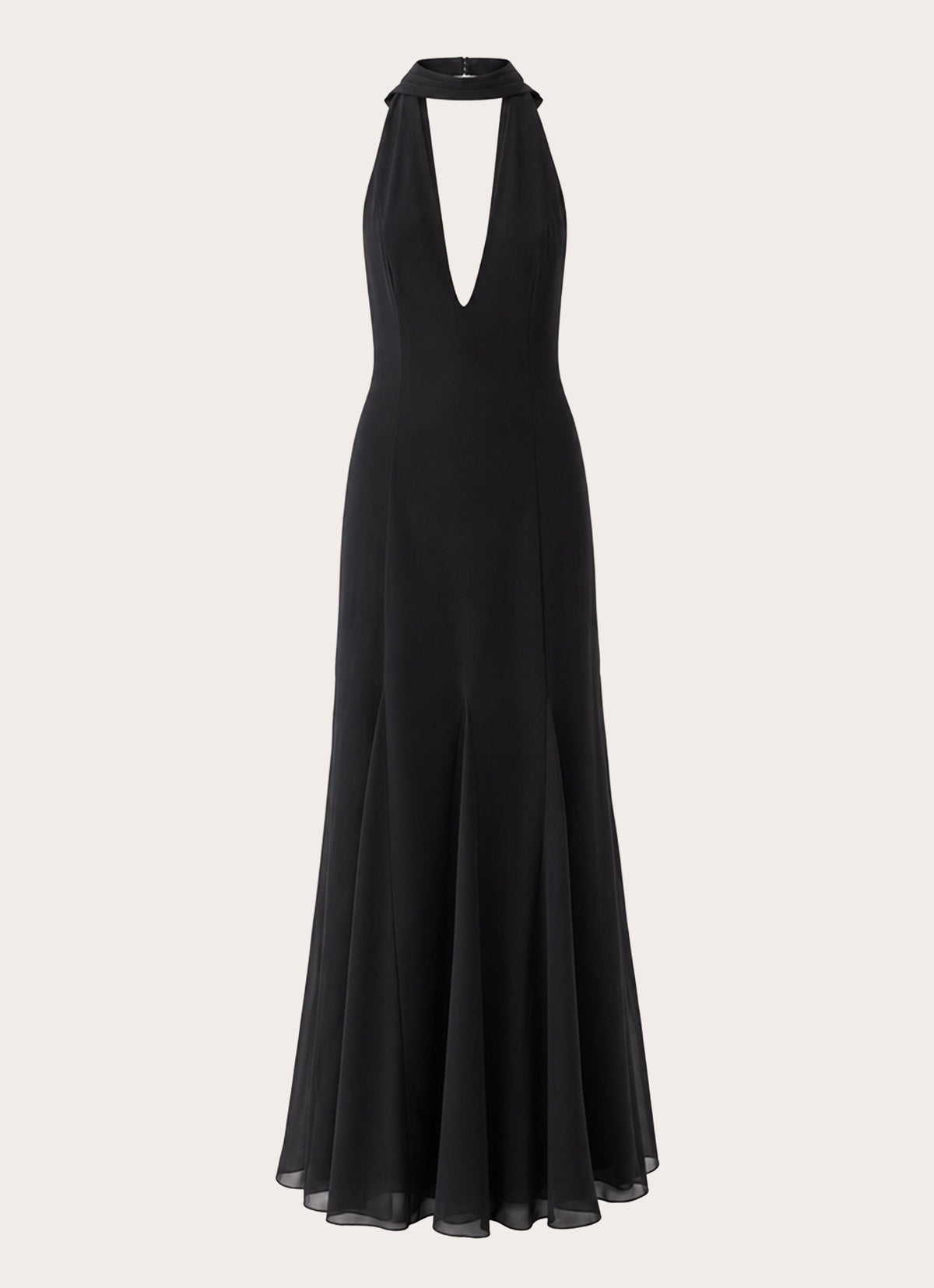 Off Script Scarf Maxi Dress - Black