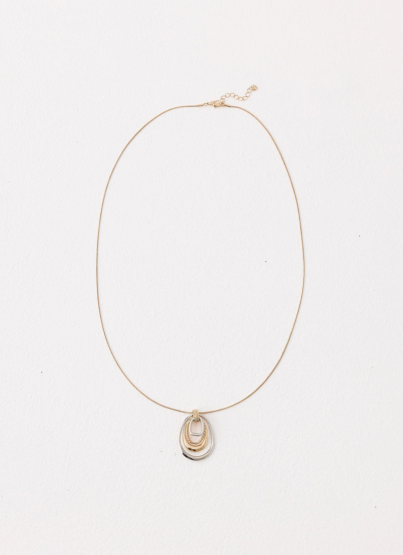 On The Low Necklace - Two Tone