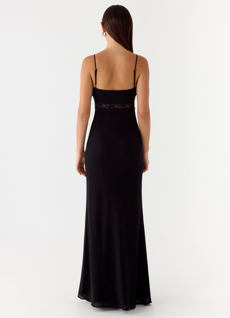 Opulent Maxi Dress - Black
