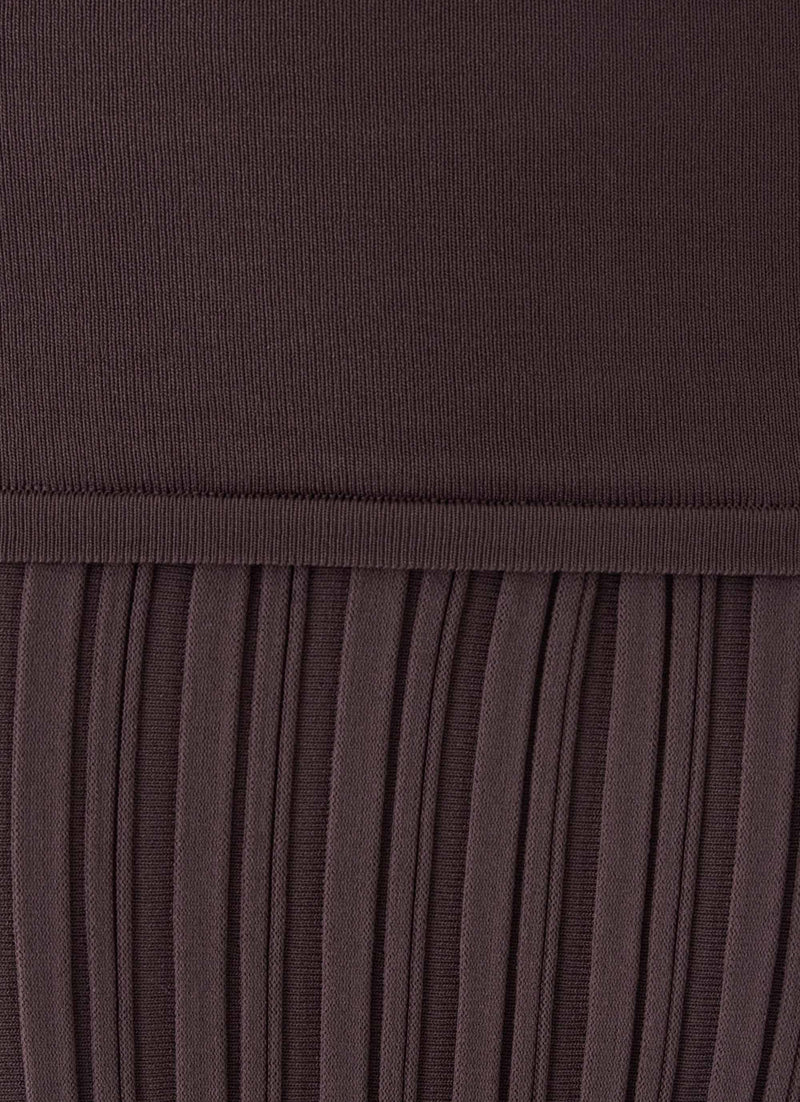 Otillie Knit Maxi Dress - Chocolate