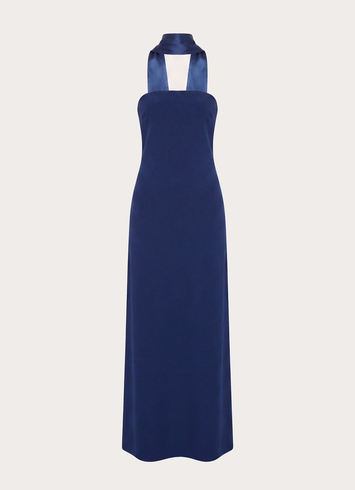 Out All Night Scarf Maxi Dress - Navy