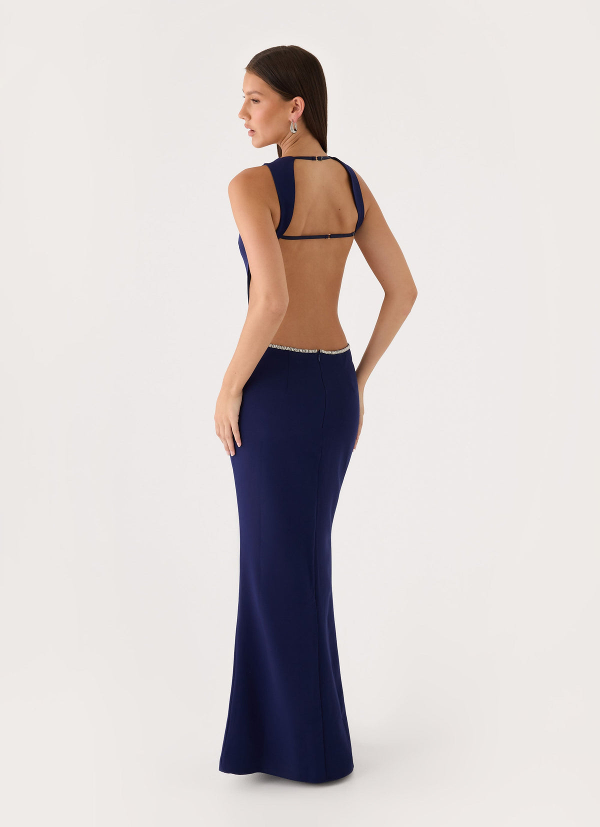 Paloma Cut Out Maxi Dress - Navy