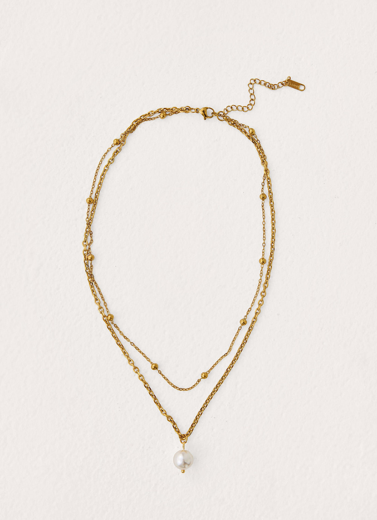 Paradise Hour Necklace - Gold/Pearl
