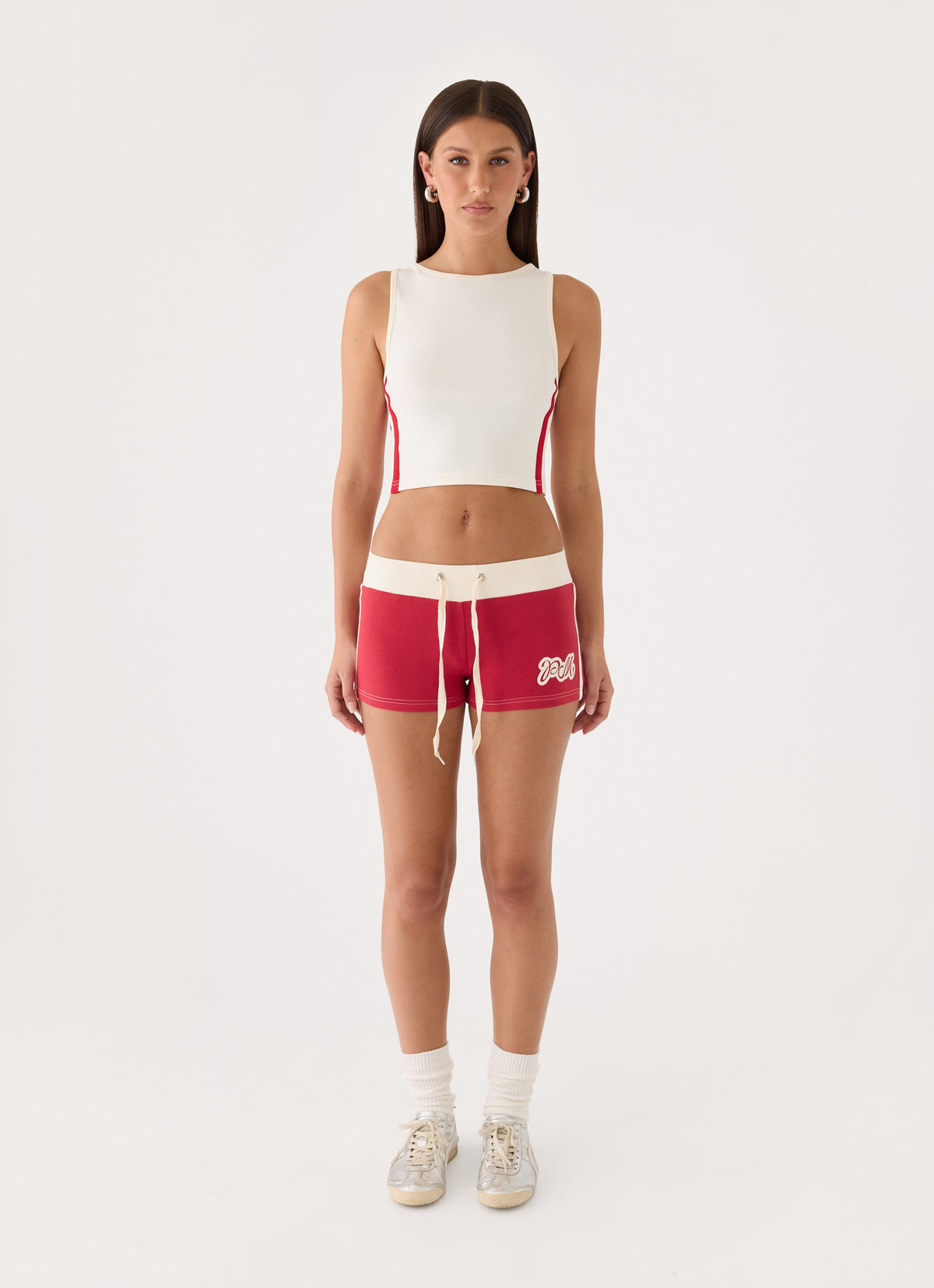 Paris Mini Shorts - Red
