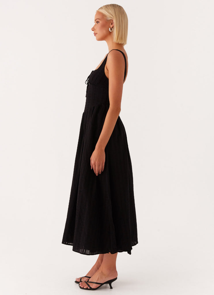 Pascuelle Midi Dress - Black