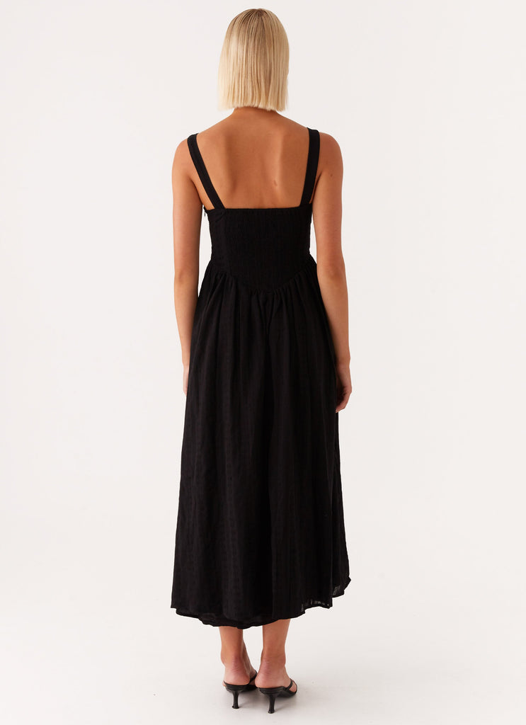 Pascuelle Midi Dress - Black