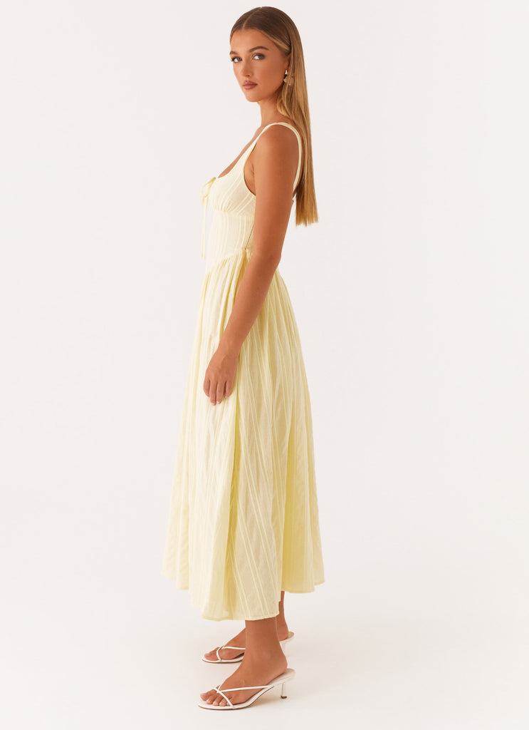 Pascuelle Midi Dress - Yellow