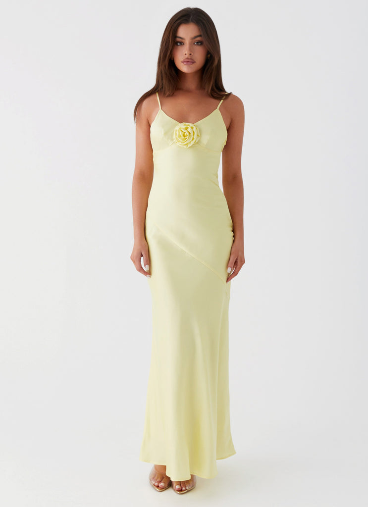 Garden Of Eden Maxi Dress - Yellow