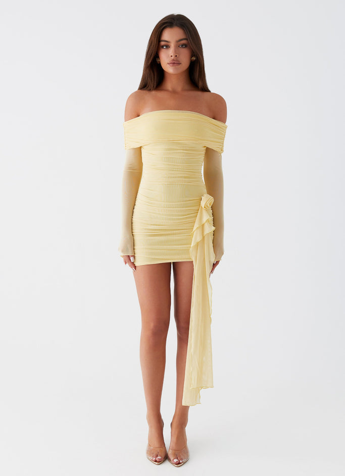 Rosa Franca Mini Dress - Yellow