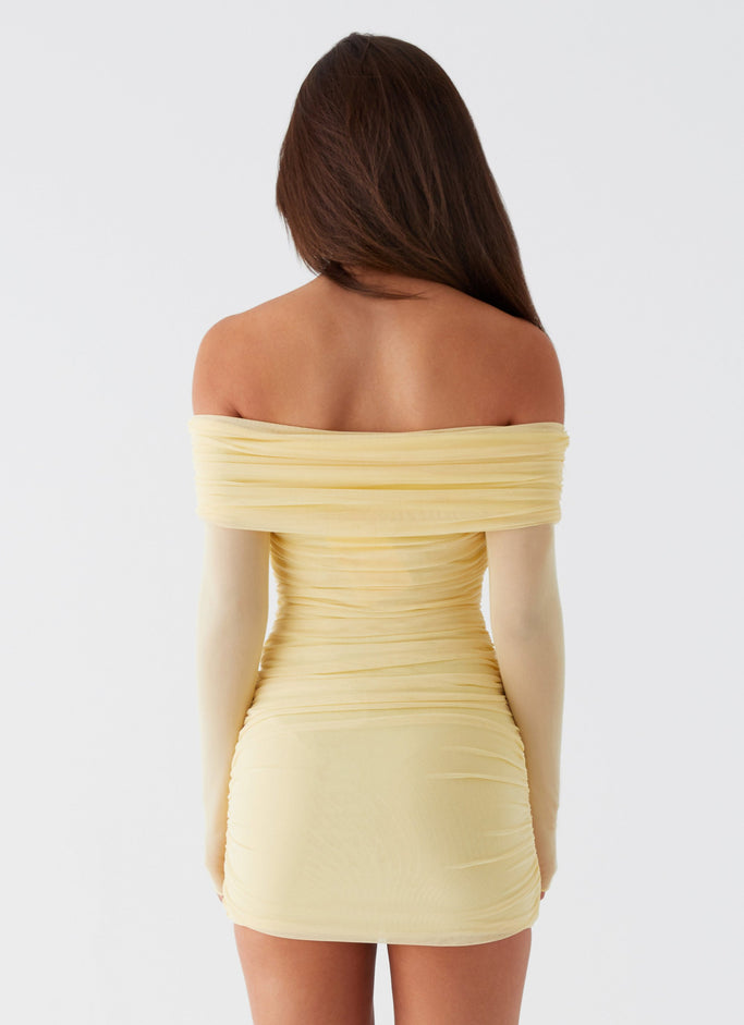 Rosa Franca Mini Dress - Yellow