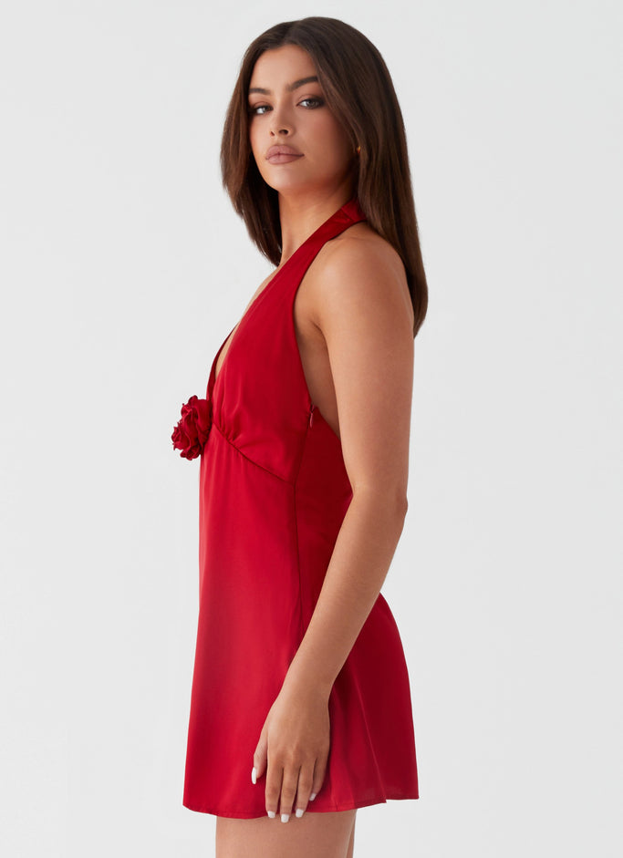 Rich Love Mini Dress - Red