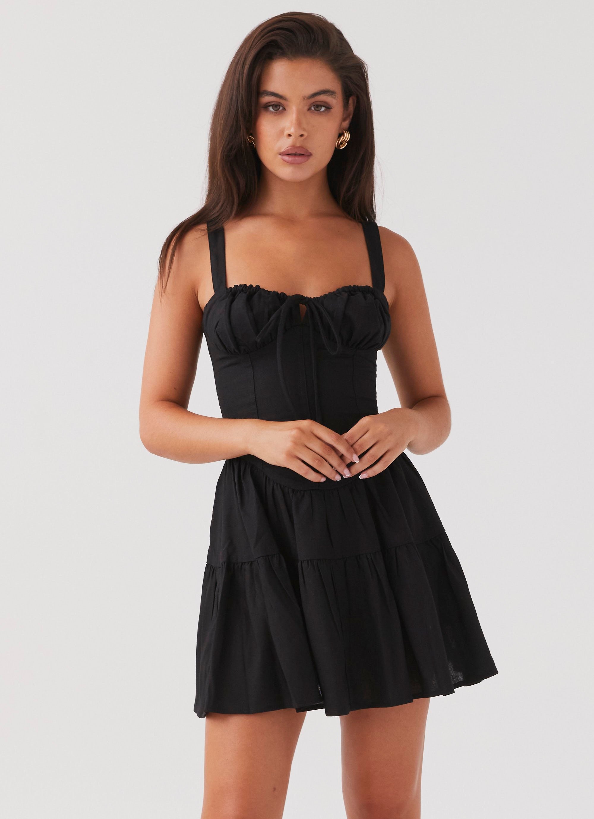 Lucie Linen Mini Dress