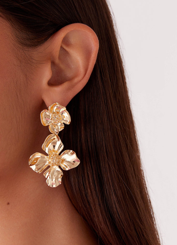 LaRosa Earrings - Gold
