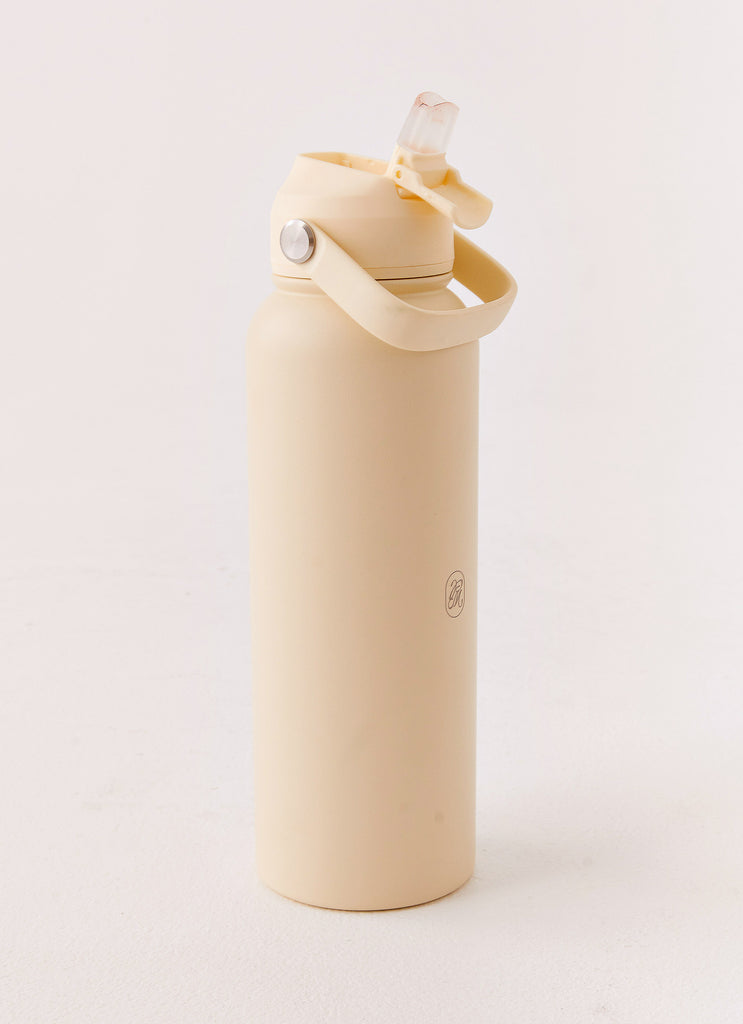 Peppermayo Water Bottle - Ivory