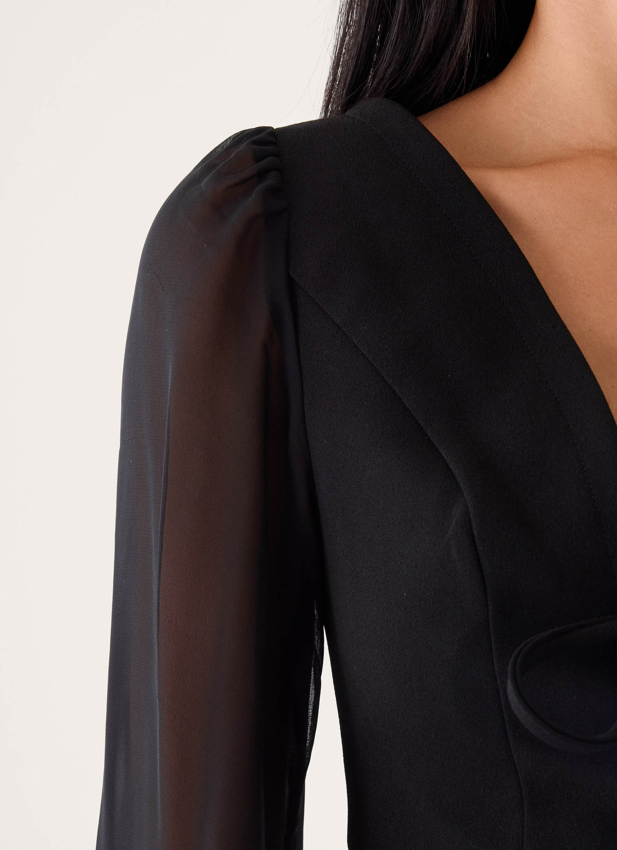 Phantom Long Sleeve Top - Black