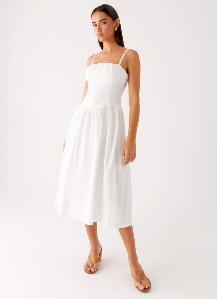 Phillipa Midi Dress White 5 Peppermayo