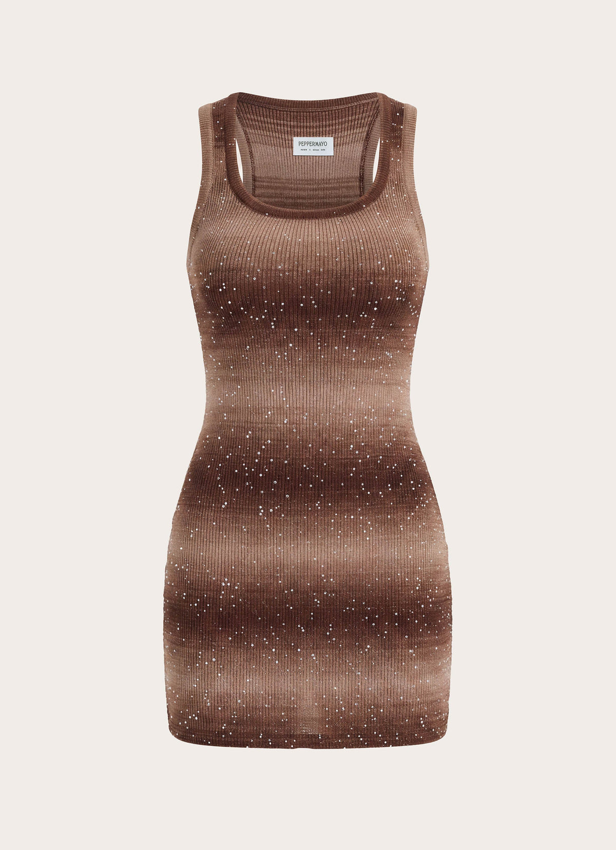 Pirella Knit Mini Dress - Chocolate Ombre