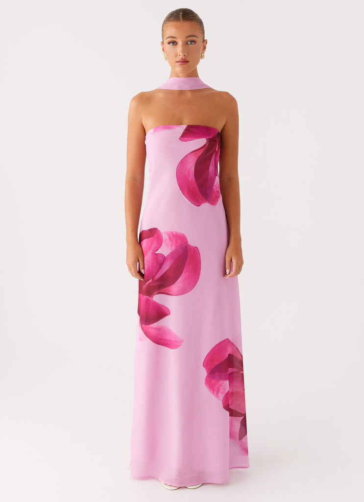 Prim Maxi Dress Pastel Pink 1