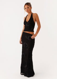 Radiate Maxi Skirt - Black