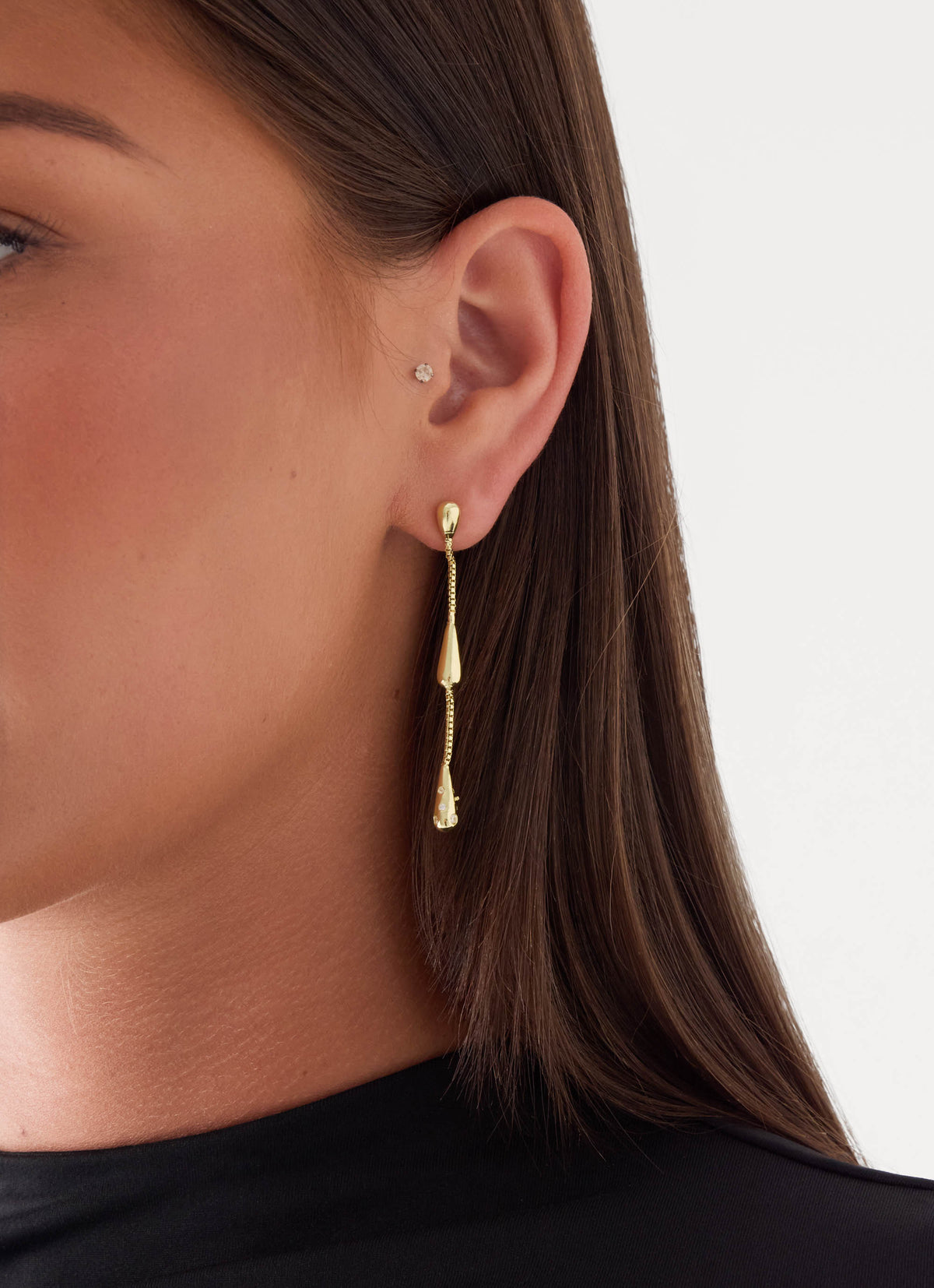 Raindrops Earrings - Gold