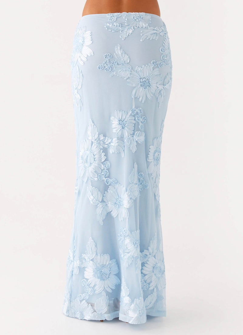 Radiate Maxi Skirt - Blue