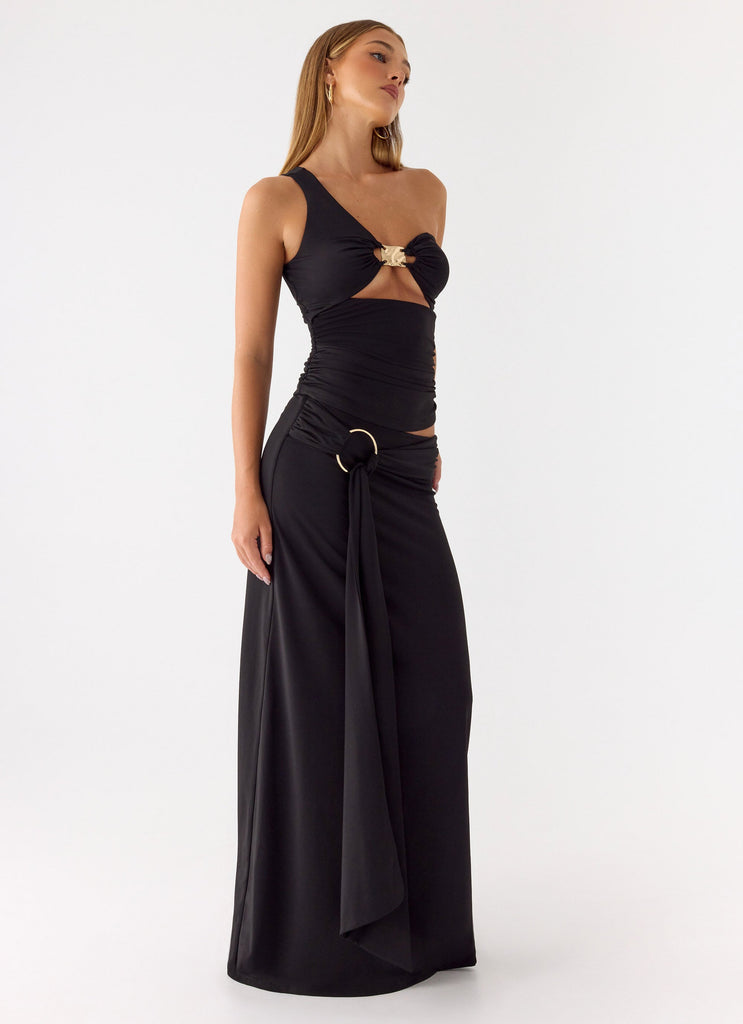 Ravi Maxi Skirt - Black