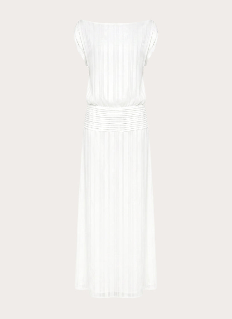 Rexi One Shoulder Maxi Dress - White