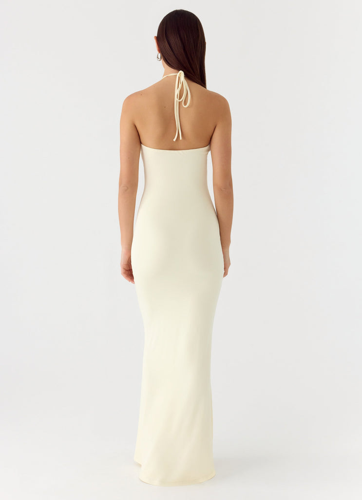 Right Hand Girl Maxi Dress - Lemon Yellow