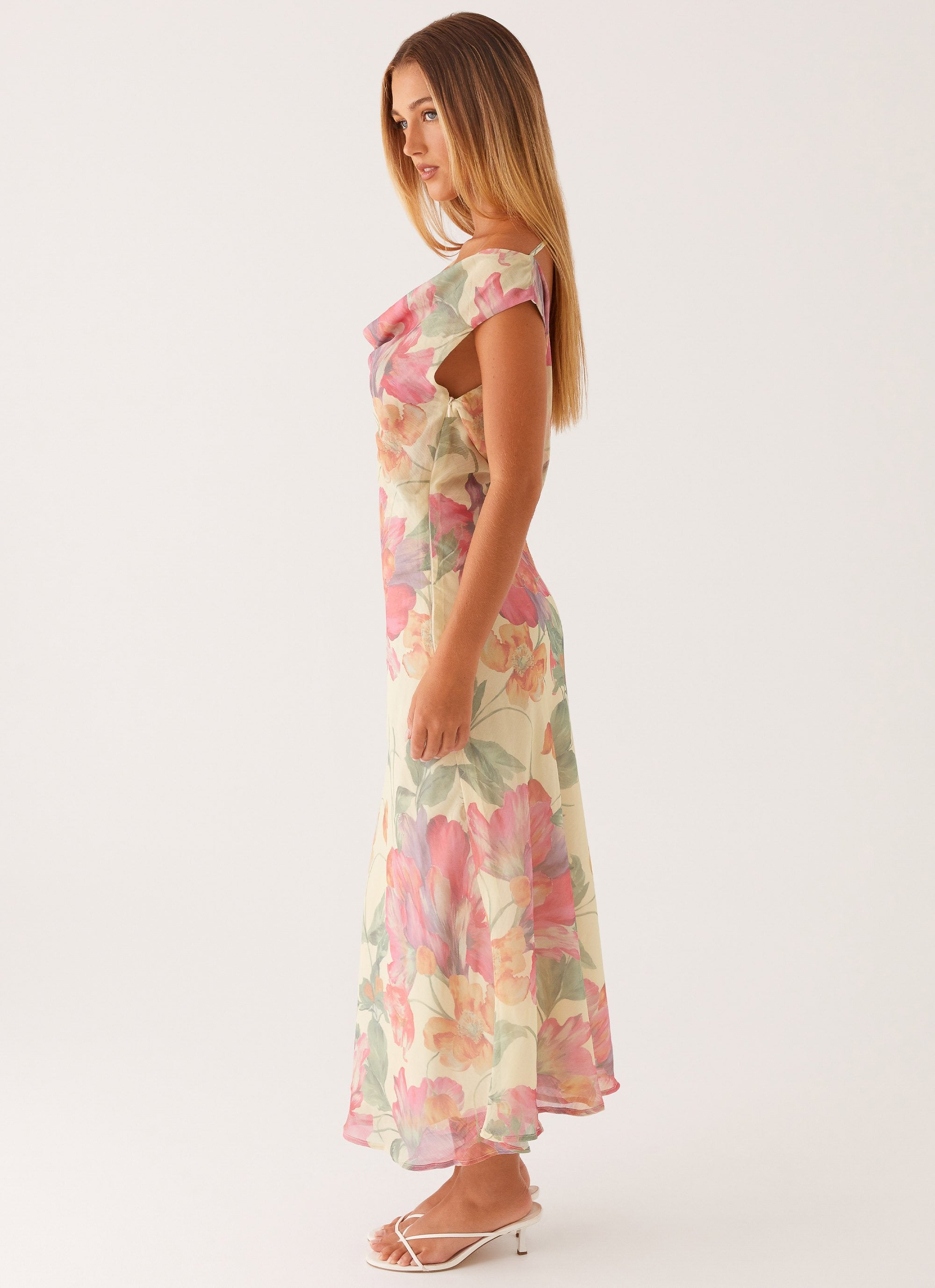 Maxi Model Role Model Maxi Dress - Yellow Peony – Peppermayo UK