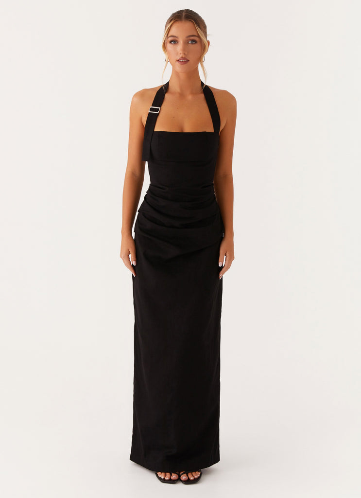 Rumour Has it Maxi Dress - Black