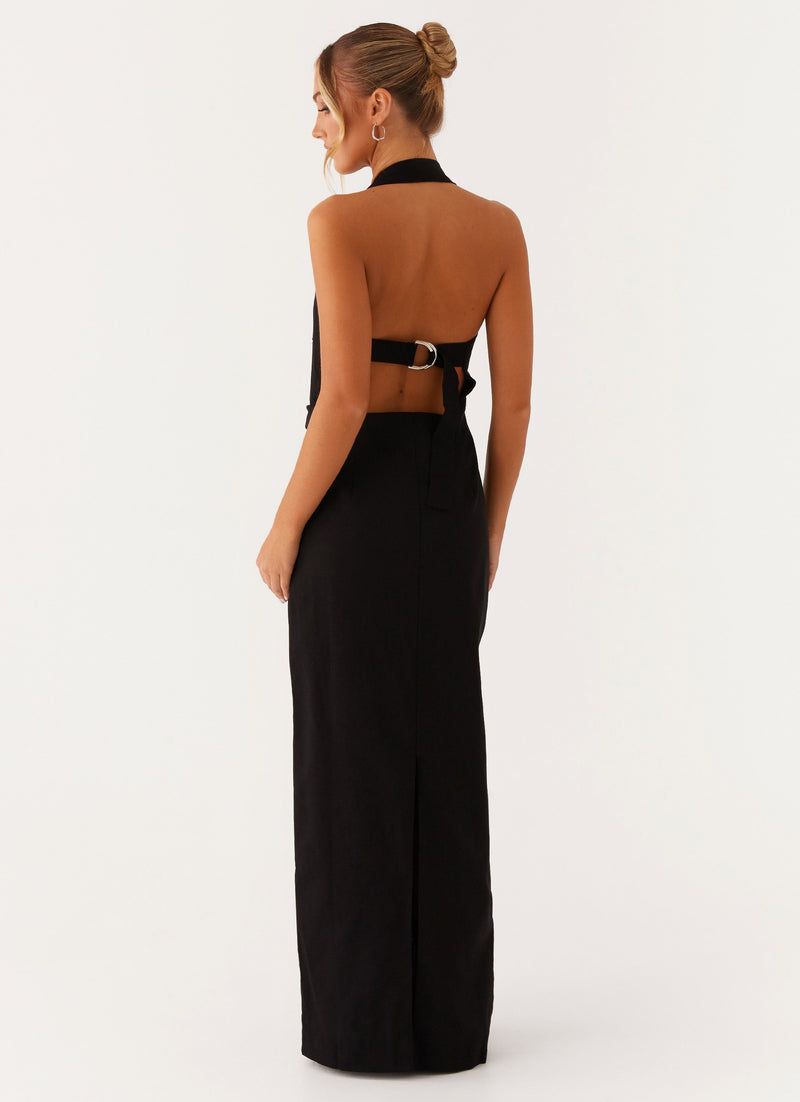 Rumour Has It Maxi Dress - Black