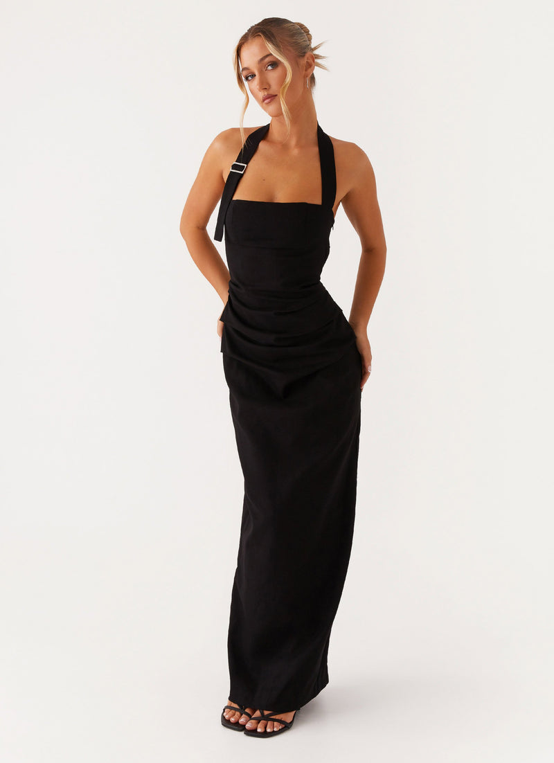 Rumour Has It Maxi Dress - Black