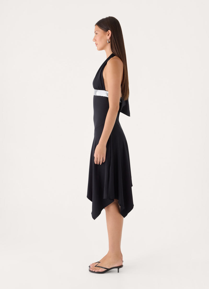 Rylae Midi Dress - Black