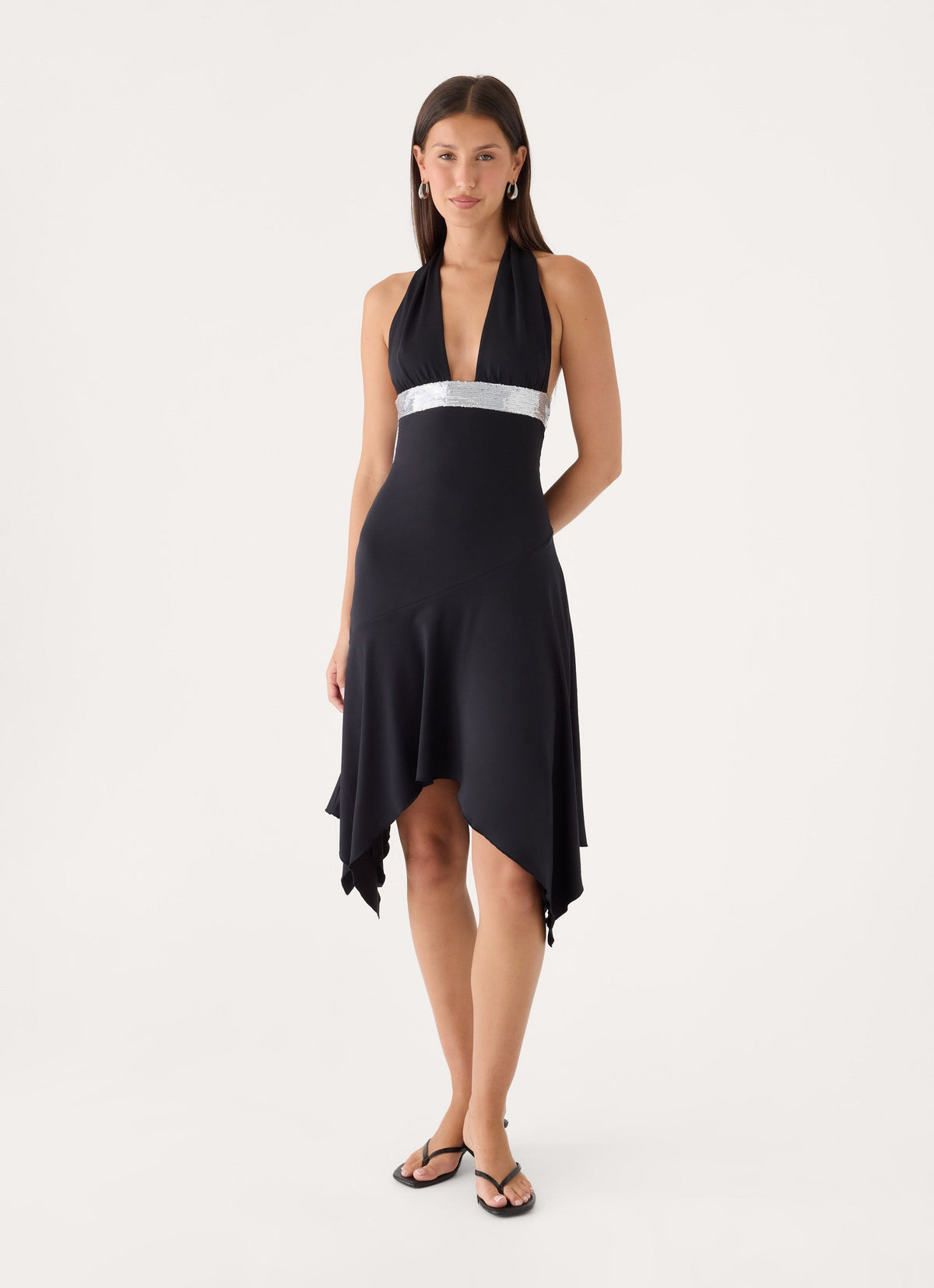 Rylae Midi Dress - Black