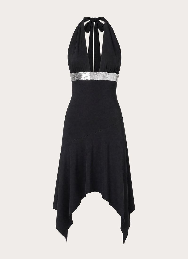Rylae Midi Dress - Black
