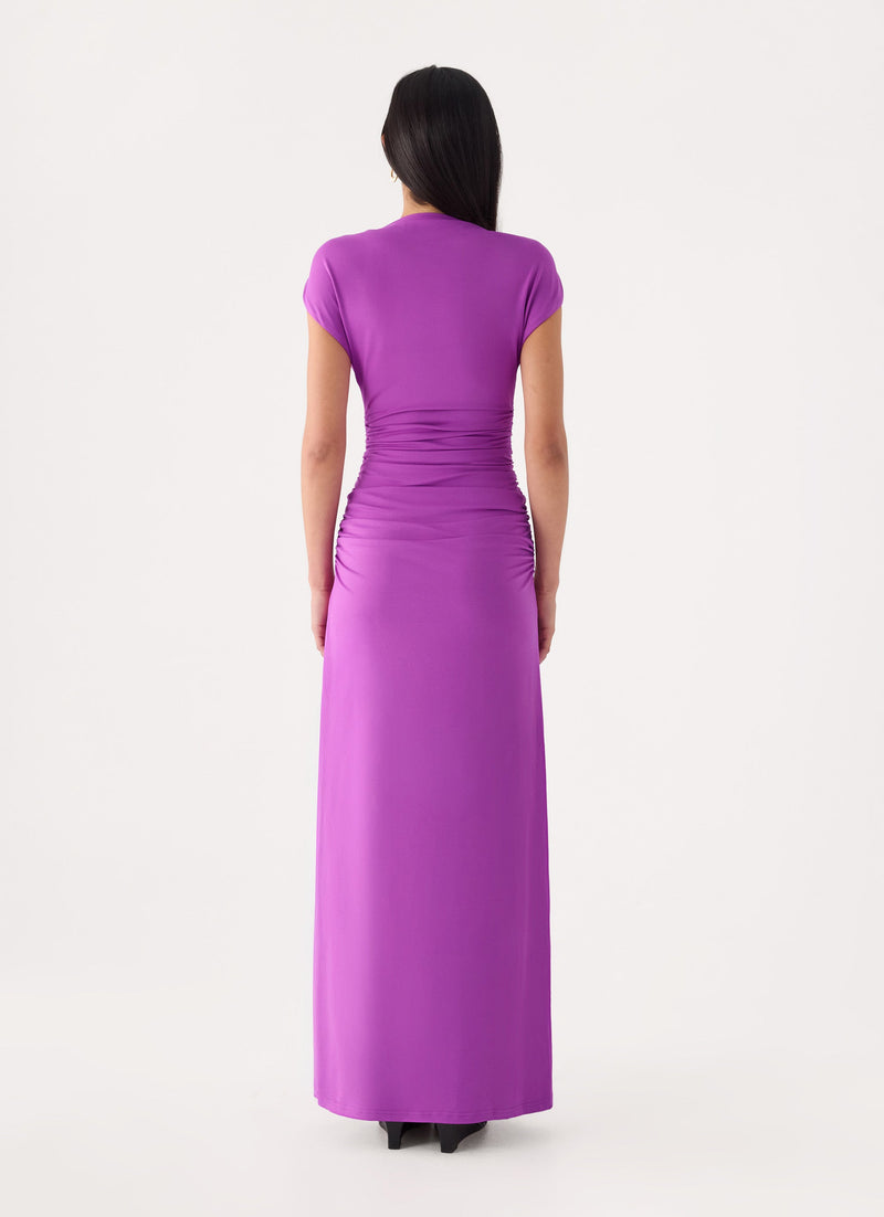 Salira Hardware Maxi Dress - Purple