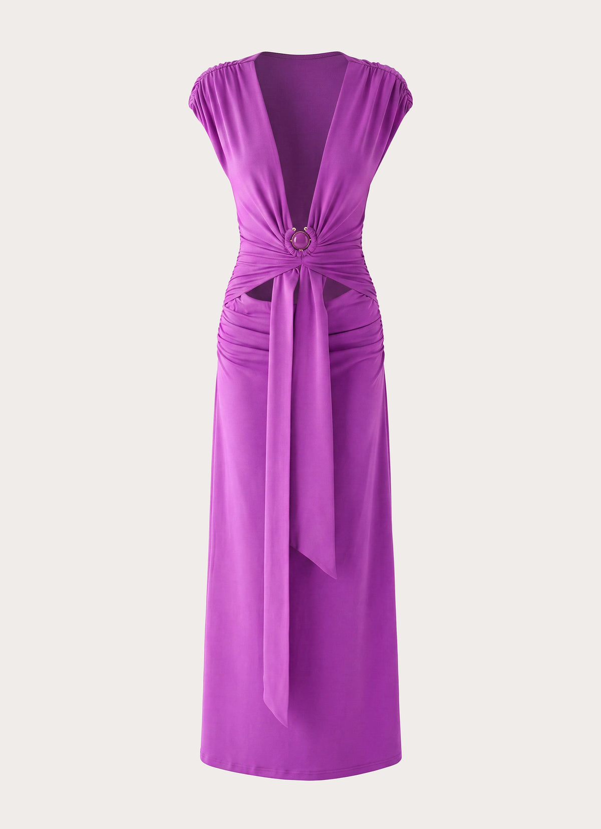 Salira Hardware Maxi Dress - Purple