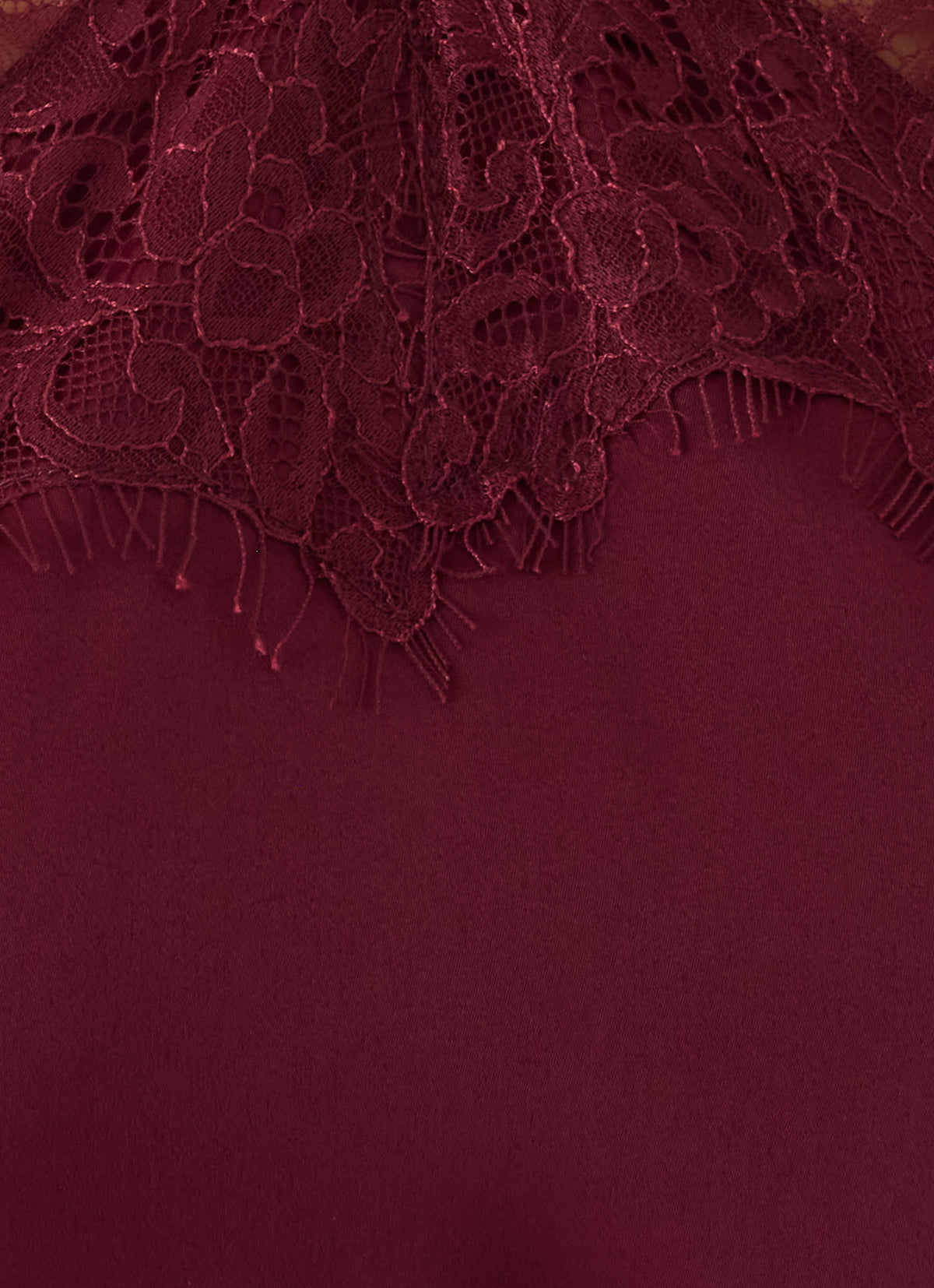 Samaria Halter Mini Dress - Burgundy