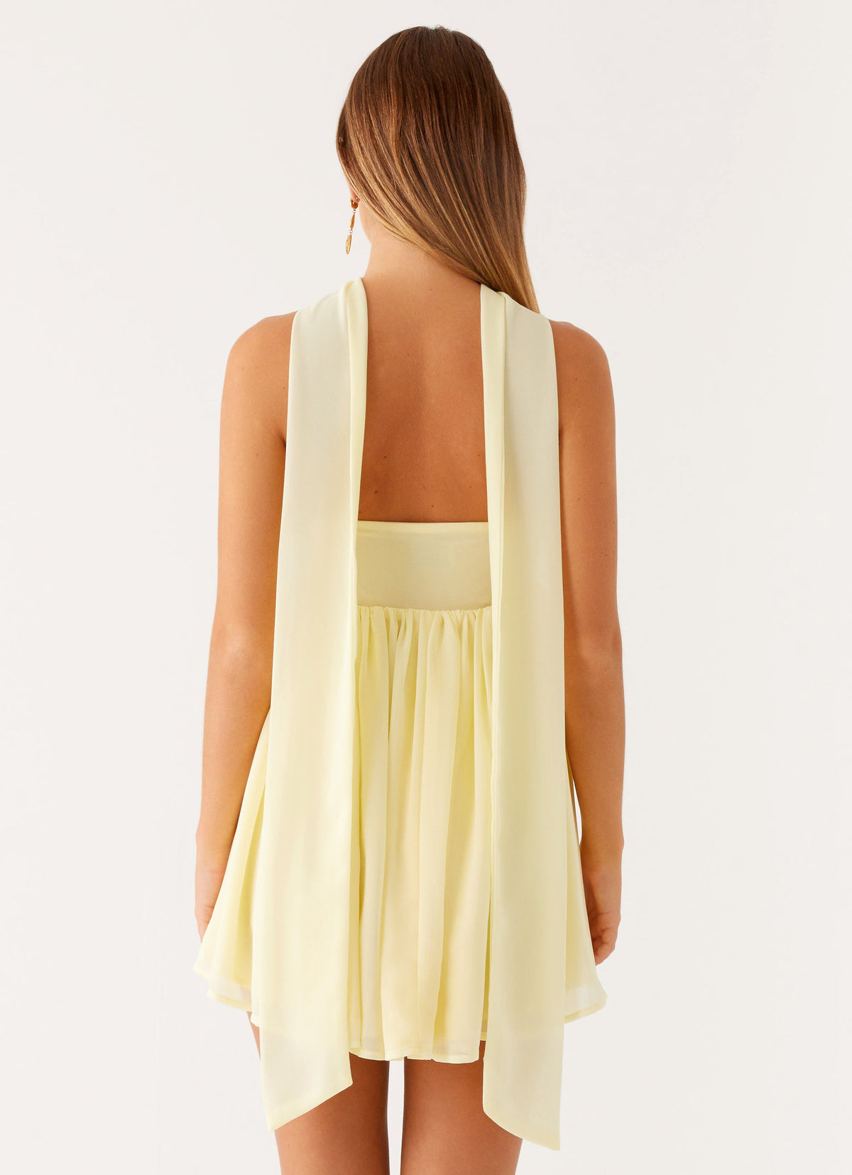 The Saturn Mini Dress - Yellow