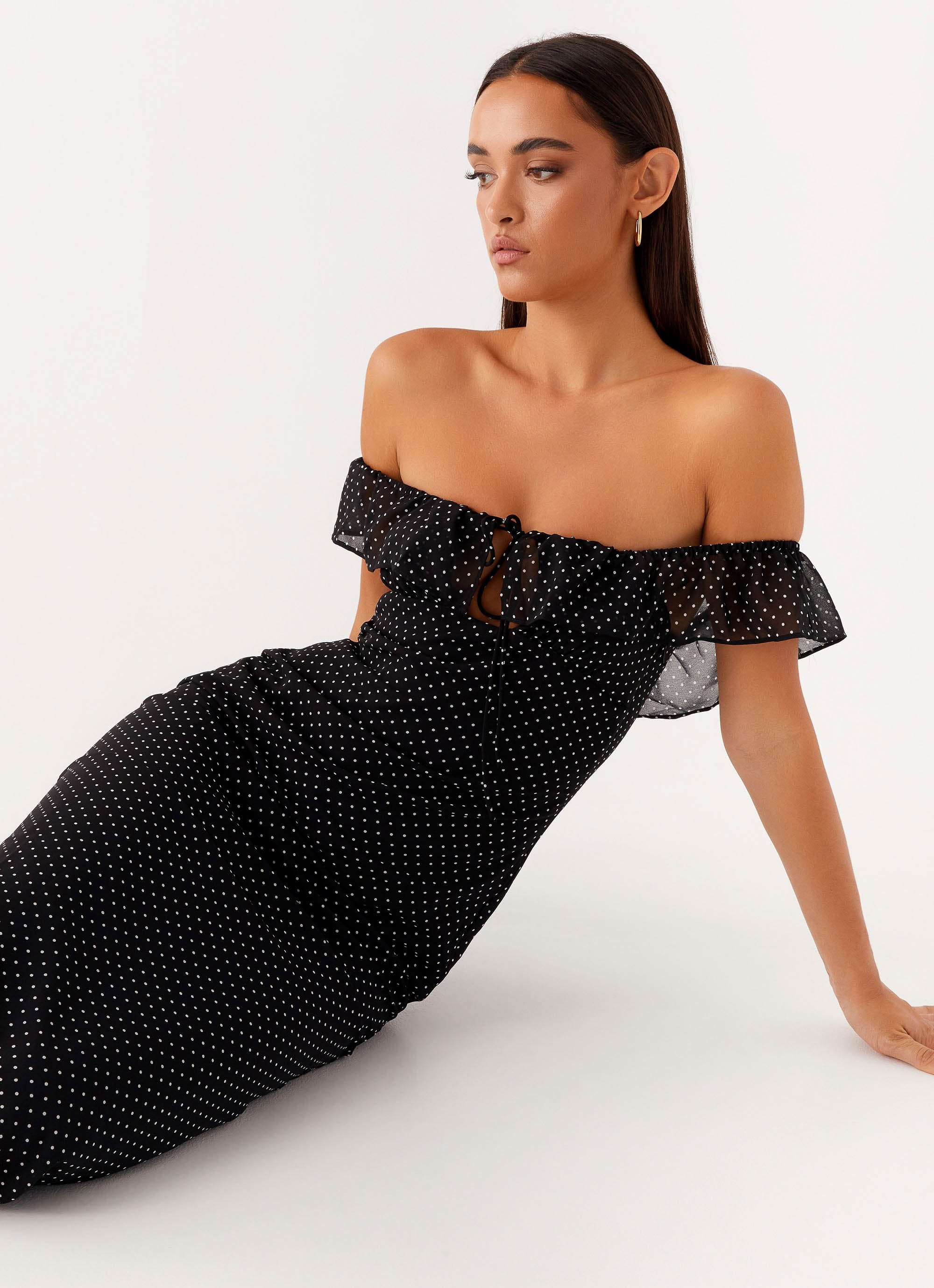 Scarlet Cherry Maxi Dress